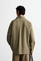 Seersucker Plaid Shirt