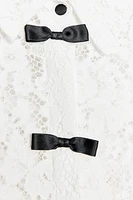 LACE TIE SHIRT