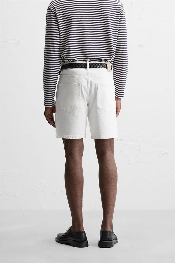 SHORT EN DENIM COUPE CLASSIQUE