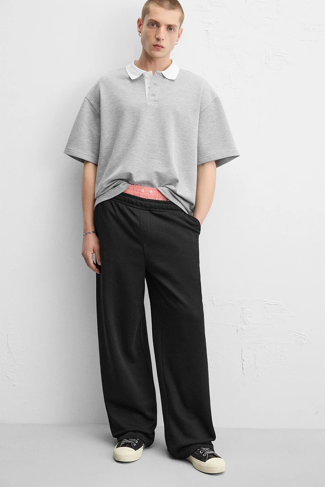 WIDE FIT JOGGER PANTS