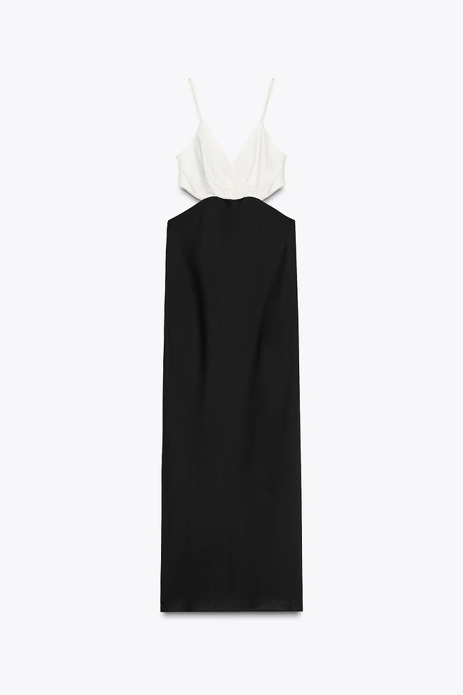 CUT OUT MIDI DRESS