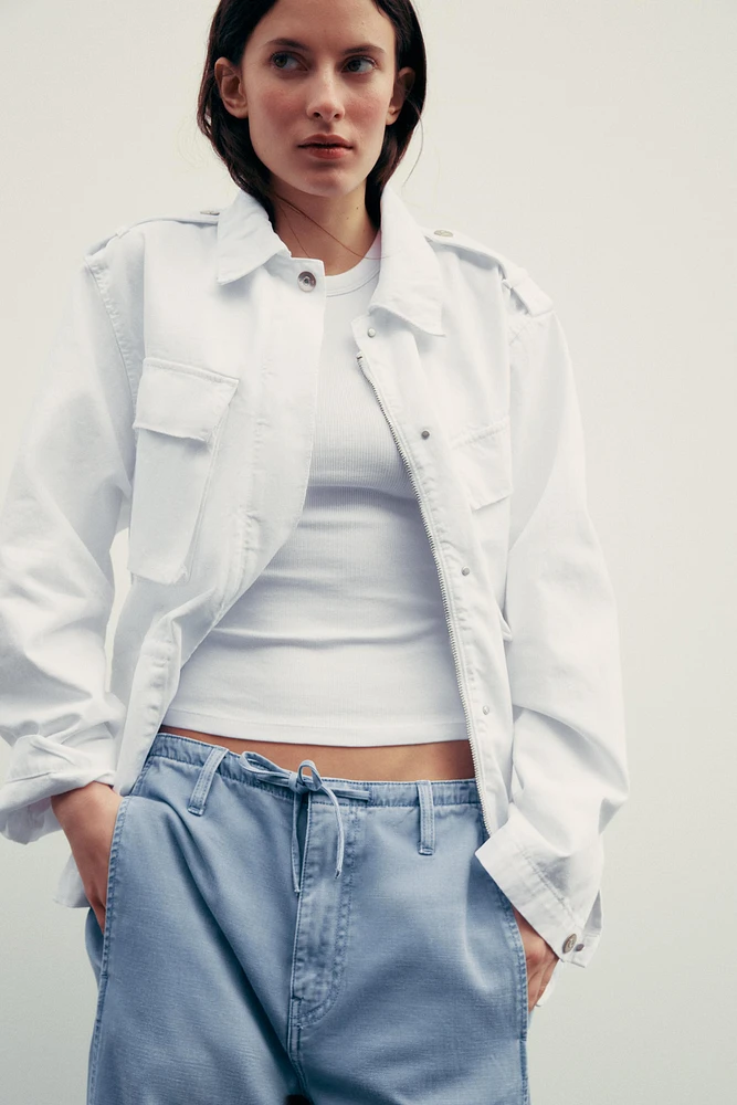 PANTALON CHINO AVEC LAÇAGE