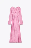 JACQUARD MIDI DRESS