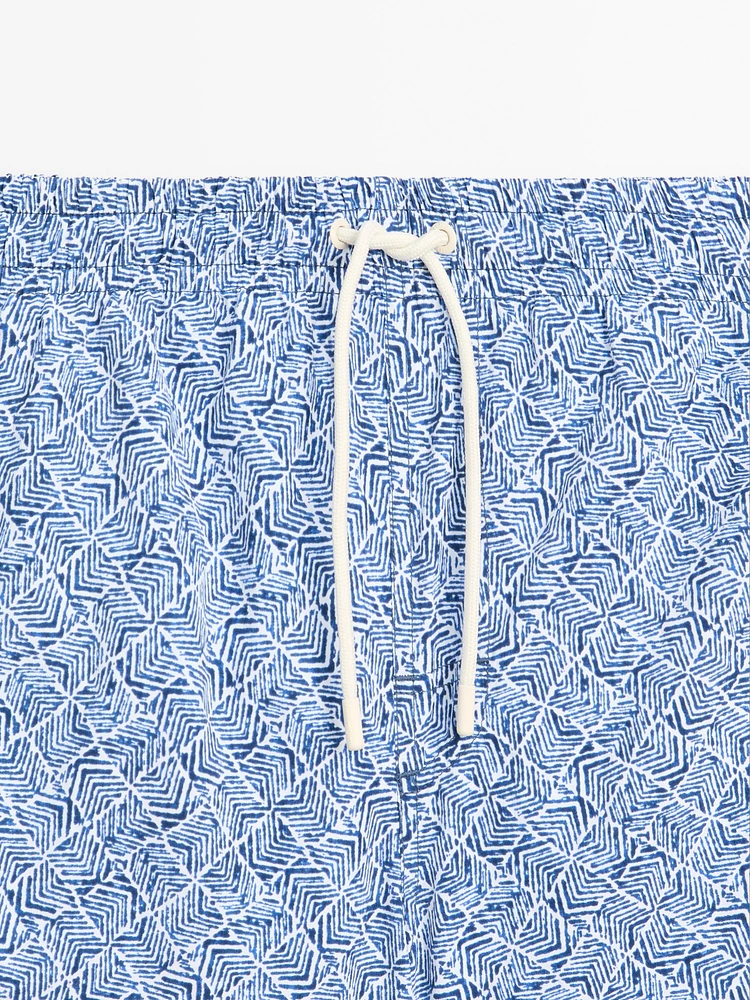 Short de bain imprim