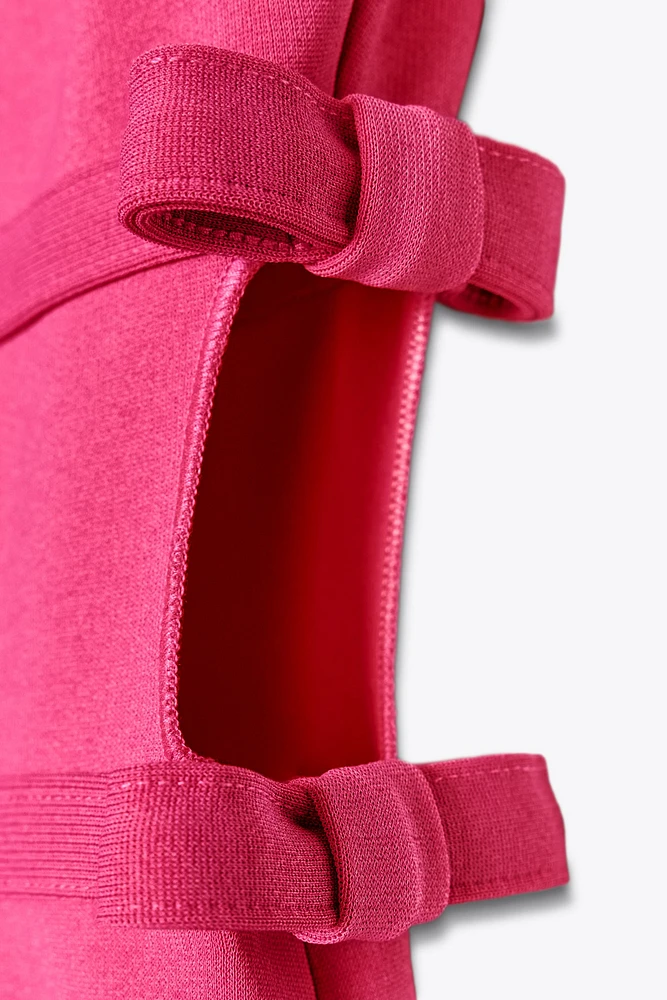 STRETCH TIE DRESS
