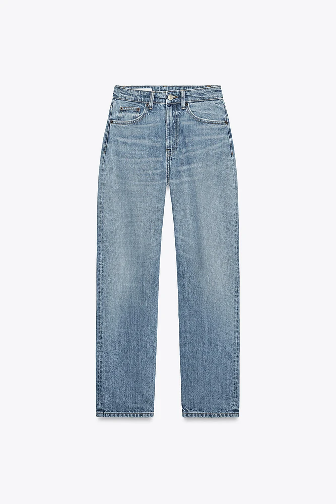 JEAN MOM FIT DÉCHIRÉ TAILLE HAUTE