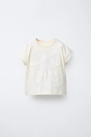 LACE BOW T-SHIRT