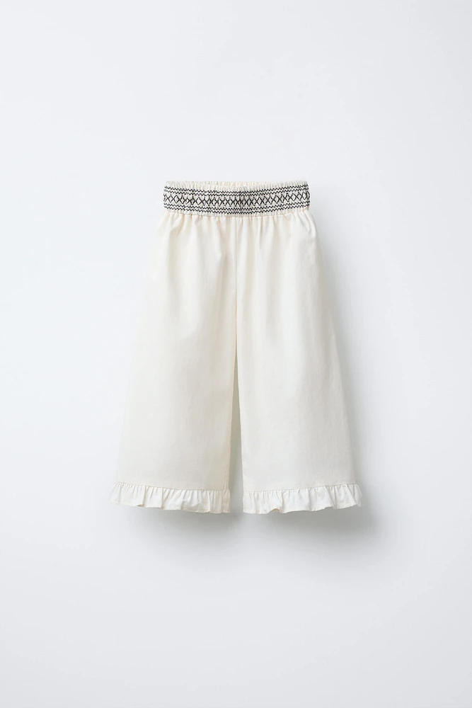 RUFFLED PANTS
