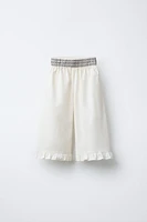 RUFFLED PANTS