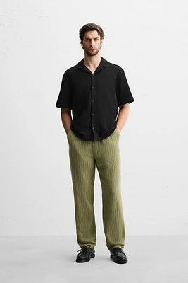 PANTALON À TEXTURE