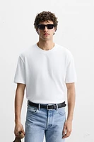 T-SHIRT EN MAILLE REGULAR FIT