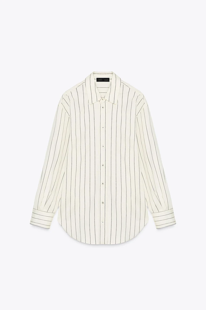 ZW COLLECTION STRIPED OVERSIZE SHIRT
