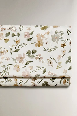 FLORAL PRINT SATEEN FLAT SHEET
