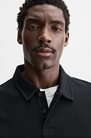 BASIC TEXTURED POLO SHIRT