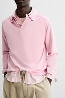 LIGHTWEIGHT KNIT POLO SHIRT