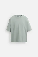 EMBROIDERED TEXT SHIRT