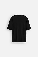 FLOWY KNIT T-SHIRT