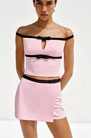 TIE FRONT CROP TOP