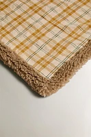 REVERSIBLE CHECK PET BLANKET