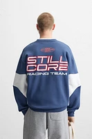 SWEAT CREWNECK IMPRIMÉ RACING