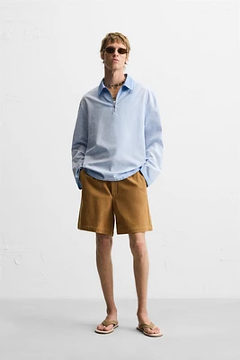 RELAXED FIT WASHED POLO SHIRT