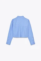 POPLIN CROPPED TOP
