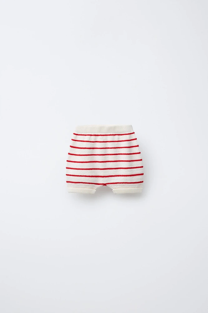 BLOOMER EN MAILLE À RAYURES