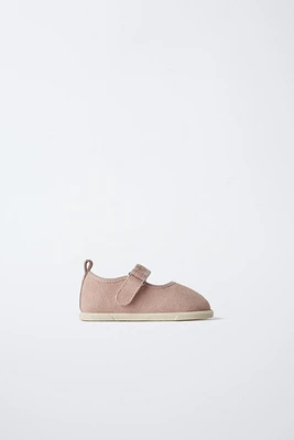BAREFOOT LEATHER SPORTY BALLET FLATS