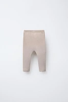 LOT DE DEUX LEGGINGS POINTELLE IMPRIMÉ