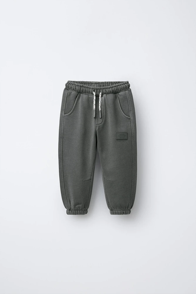 LABEL JOGGER PANTS