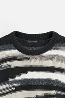 GEOMETRIC JACQUARD SWEATER