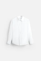 TEXTURED WEAVE TWILL SHIRT