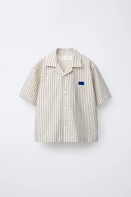 TEXTURED STRIPED SHIRT