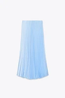 PLEATED MIDI SKIRT