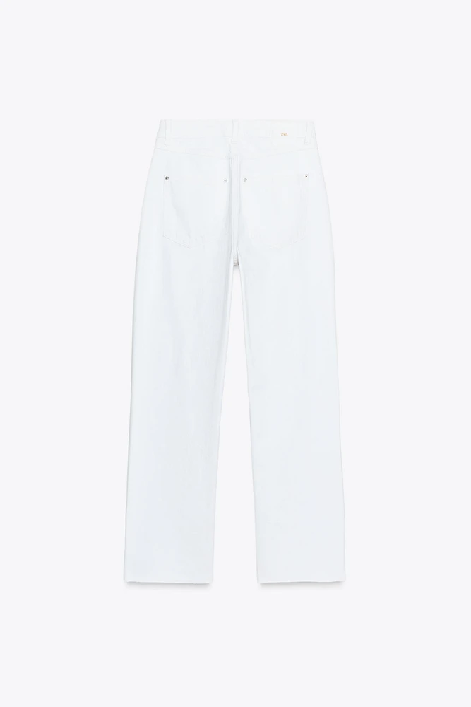 JEAN Z1975 DROIT TAILLE HAUTE CROISÉE