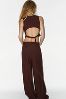 CUT OUT BACK VEST