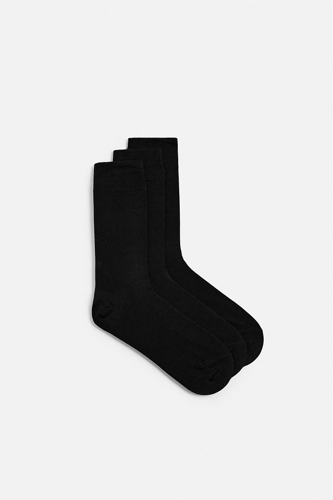 3 PACK OF MERCERIZED SOCKS