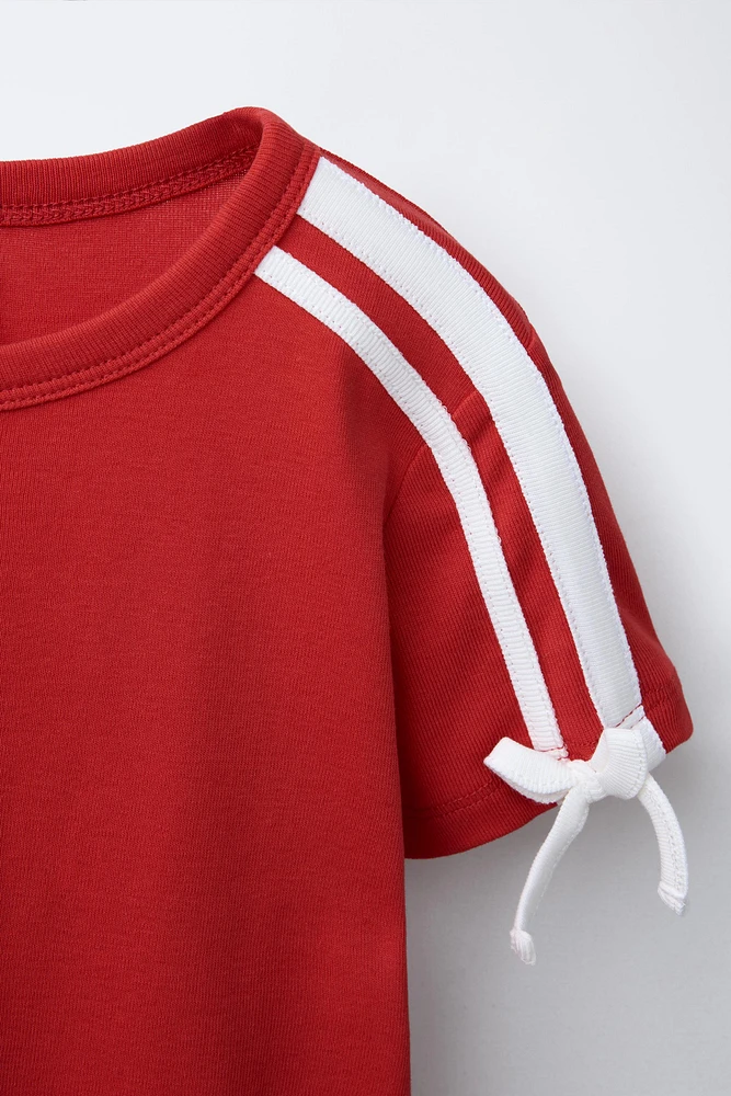 RIBBON STRIPE T-SHIRT