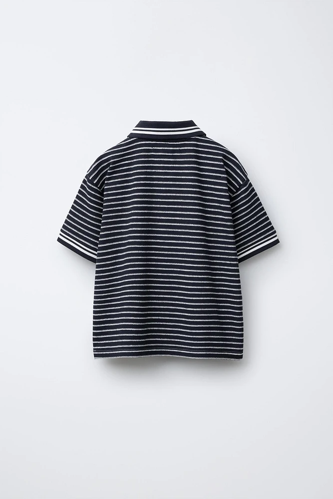 POLO RUSTIQUE À RAYURES