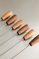 SET OF APPETIZER SKEWERS IN A CUP (SET OF 6)