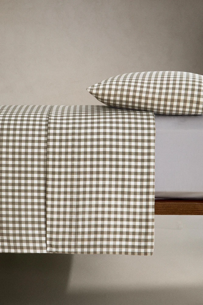 PLAID DUVET COVER