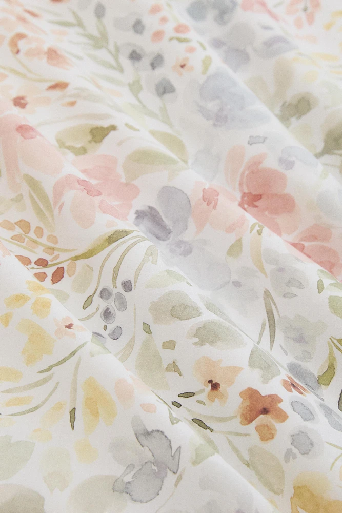HOUSSE DE COUETTE IMPRIMÉ FLORAL