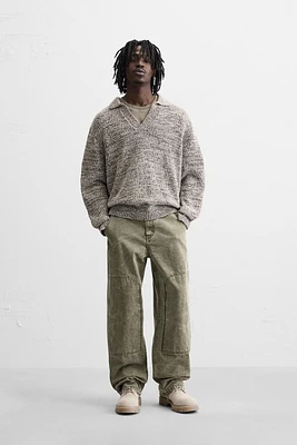 PANTALON DE TRAVAIL DÉLAVÉ