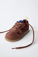 CONTRAST COMBINATION SNEAKERS