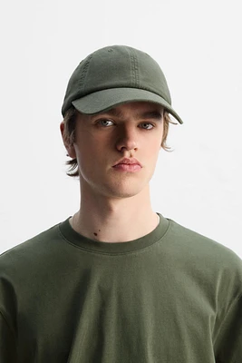 WASHED COTTON CAP