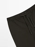 Pantalon de jogging en coton mélang