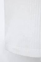 EMBROIDERED RIBBED T-SHIRT