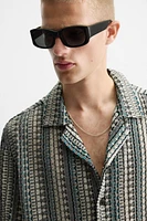 GEOMETRIC JACQUARD SHIRT