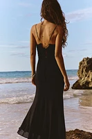 MIDI SLIP DRESS
