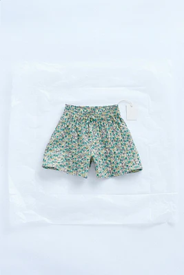 ZARA TIMELESS - FLORAL PRINT BERMUDA SHORTS